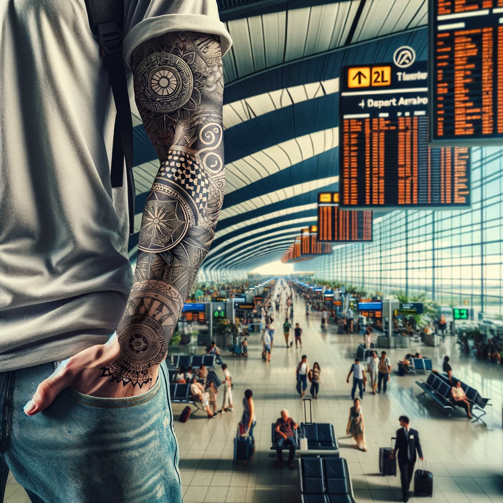 Could having a tattoo potentially affect visa applications or international travel considerations?
