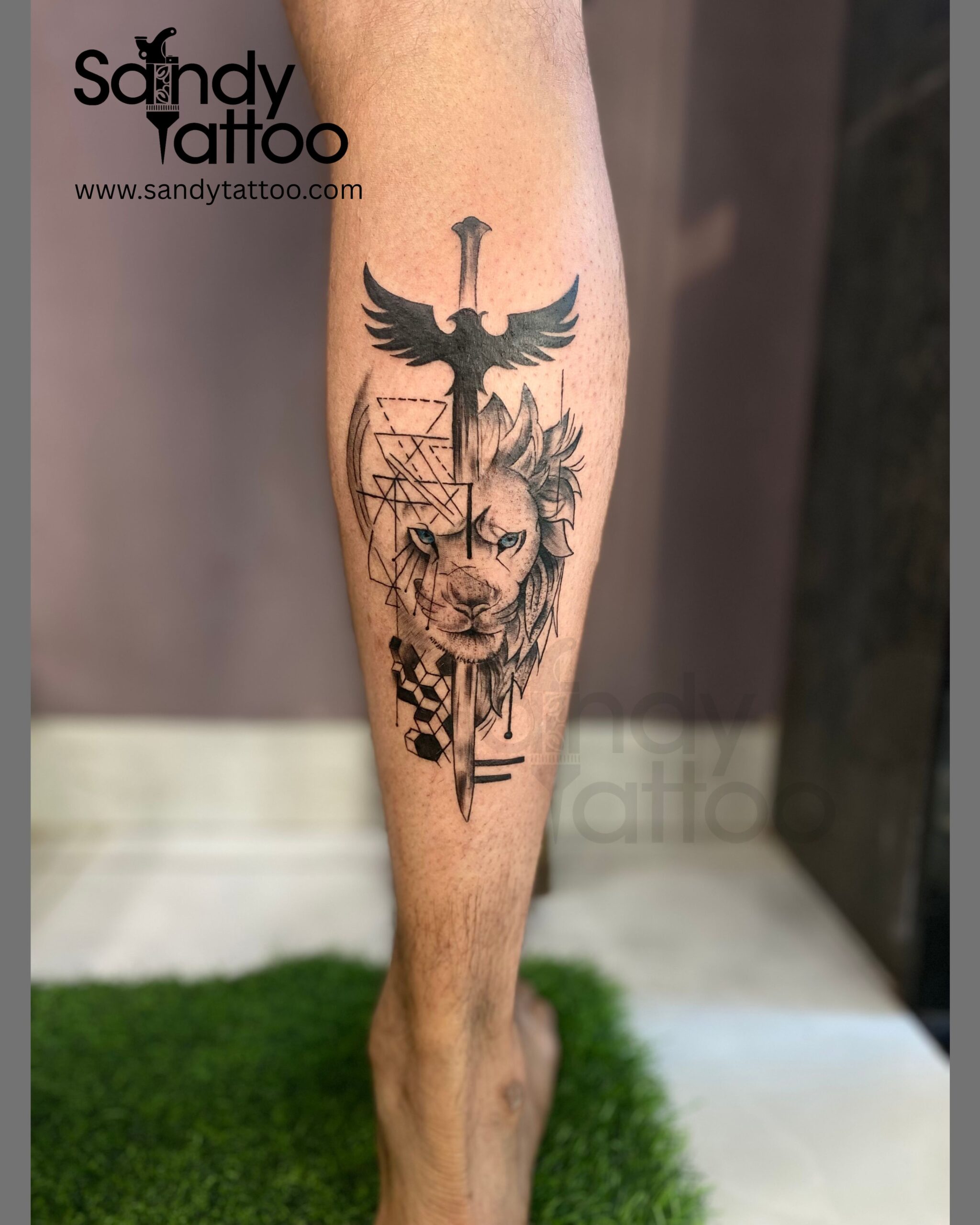 🦁 “Lion Tattoo Designs That Roar With Meaning – Ink Royalty at Sandy Tattoo Studio, Calangute”